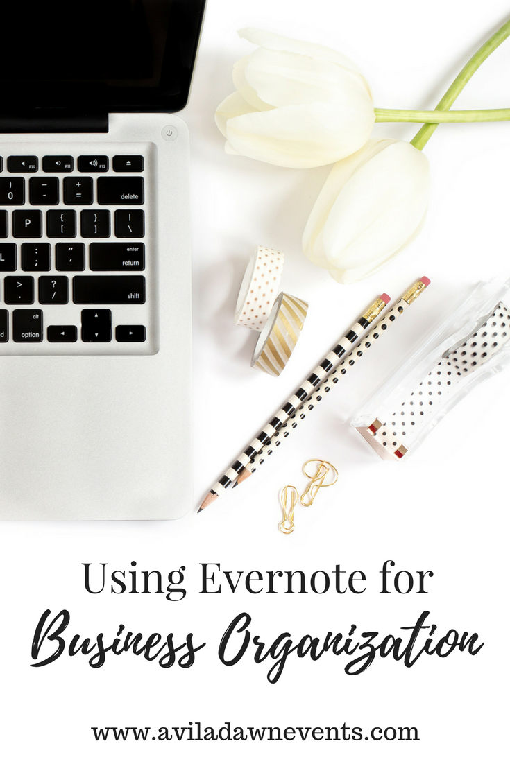 Using Evernote for Business Organization